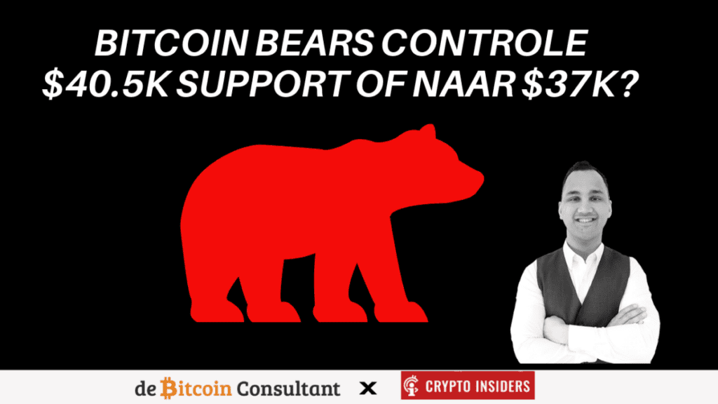 Bitcoin bears in controle, waar ligt support? John bekijkt cardano en meer