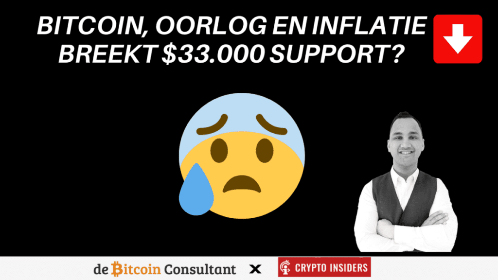 In de video van vandaag bekijkt John de koersen van bitcoin en ethereum (ETH). Wat is het effect van de uitgebroken oorlog in Oekraïne? En dan hebben we natuurlijk nog de uit de hand lopende inflatie. In de nieuwe koers analyse van De Bitcoin Consultant bekijkt John de grafieken!