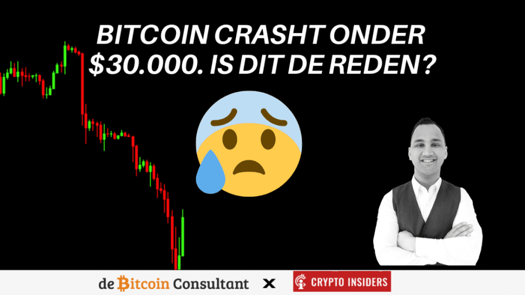 Wat dit de reden voor de bitcoin crash naar $30.000?