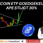 Bitcoin ETF goedgekeurd en APE stijgt met 30%, John bekijkt de koersen