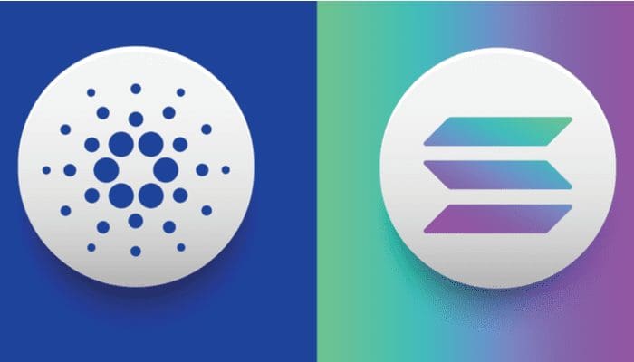 Ethereum flink in de plus, cardano en solana stijgen keihard