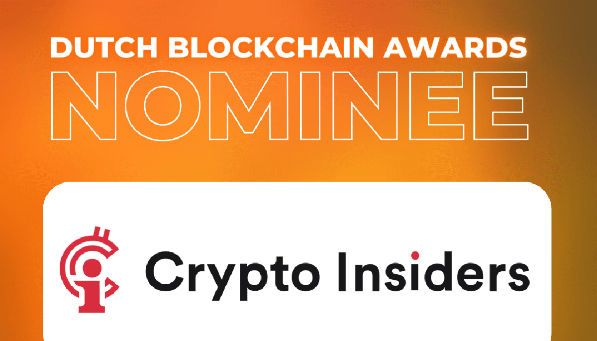 Crypto Insiders is genomineerd voor de Dutch Blockchain Awards 2023