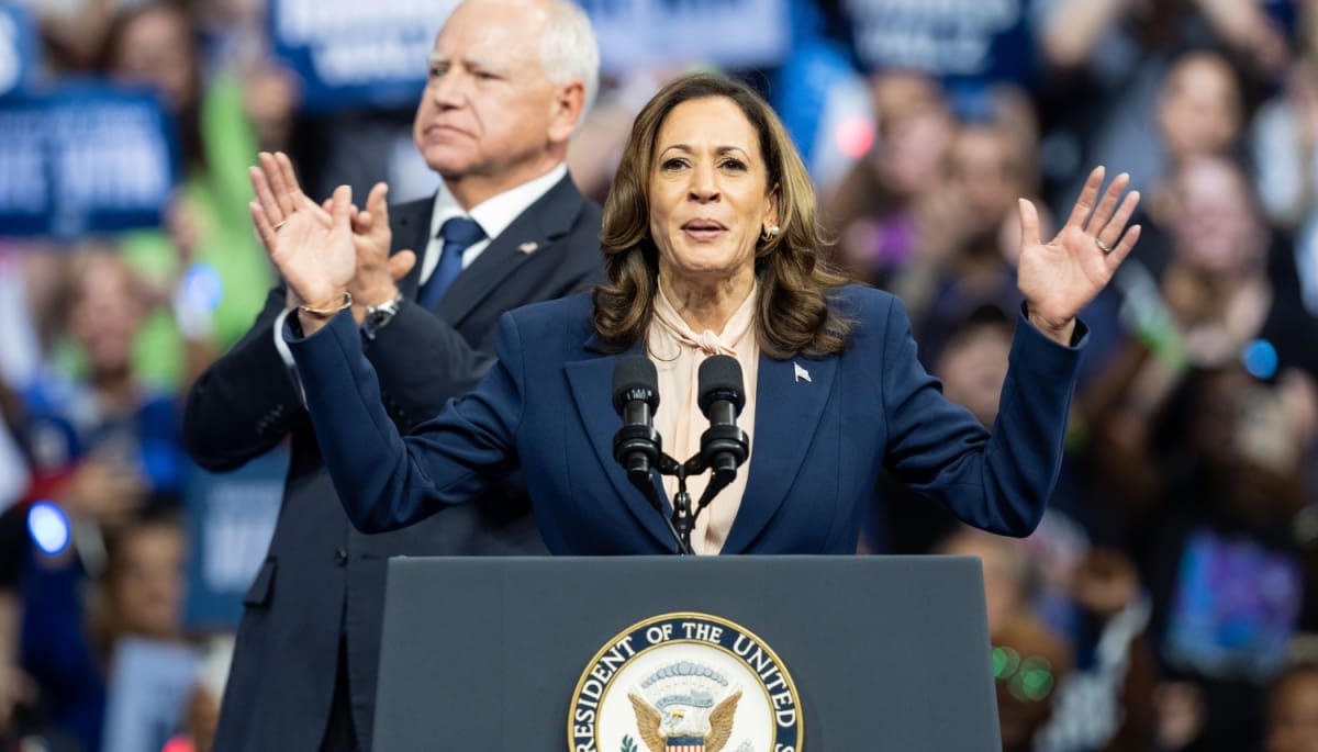 Crypto krijgt steun van Kamala Harris die eindelijk stilte breekt