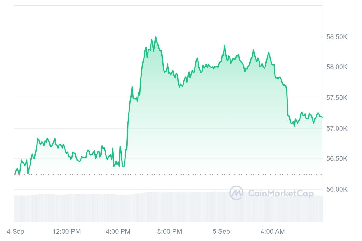 Bitcoin koers CoinMarketCap