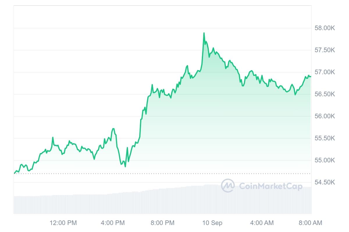 Bitcoin koers CoinMarketCap