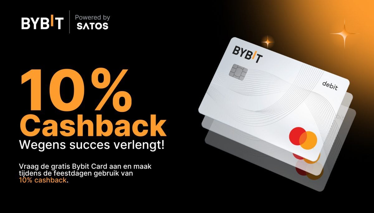 Bybit (powered by SATOS) verlengt succesvole 10% cashback campagne