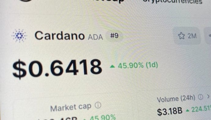 Cardano koers stijgt 75%, wat is er aan de hand?