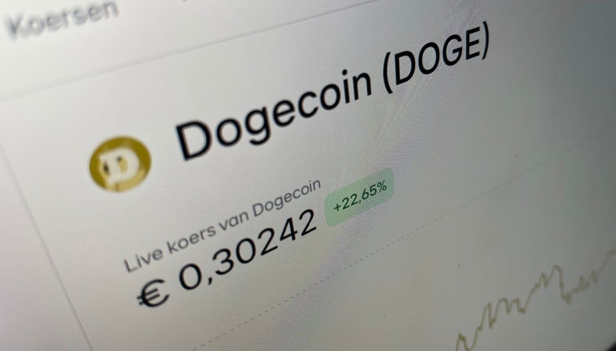 Dogecoin schiet 109% omhoog naar $0,32, maakt sprong op cryptoranglijst