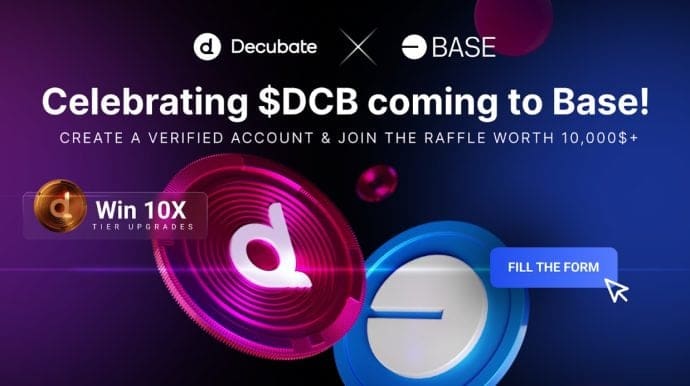 Decubate lanceert $DCB op Base: ontdek nieuwe kansen in Web3