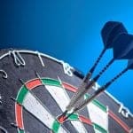 Dit levert een negendarter op tijdens het WK Darts 2025