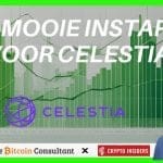 Gaat Celestia richting target? + Vechain en een korte blik op Bitcoin!