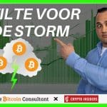 Bitcoin komt tot rust: stilte voor de storm?